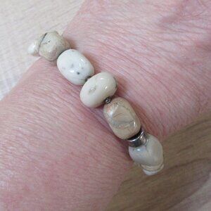 stone bead stretch bracelet Silpada B1655